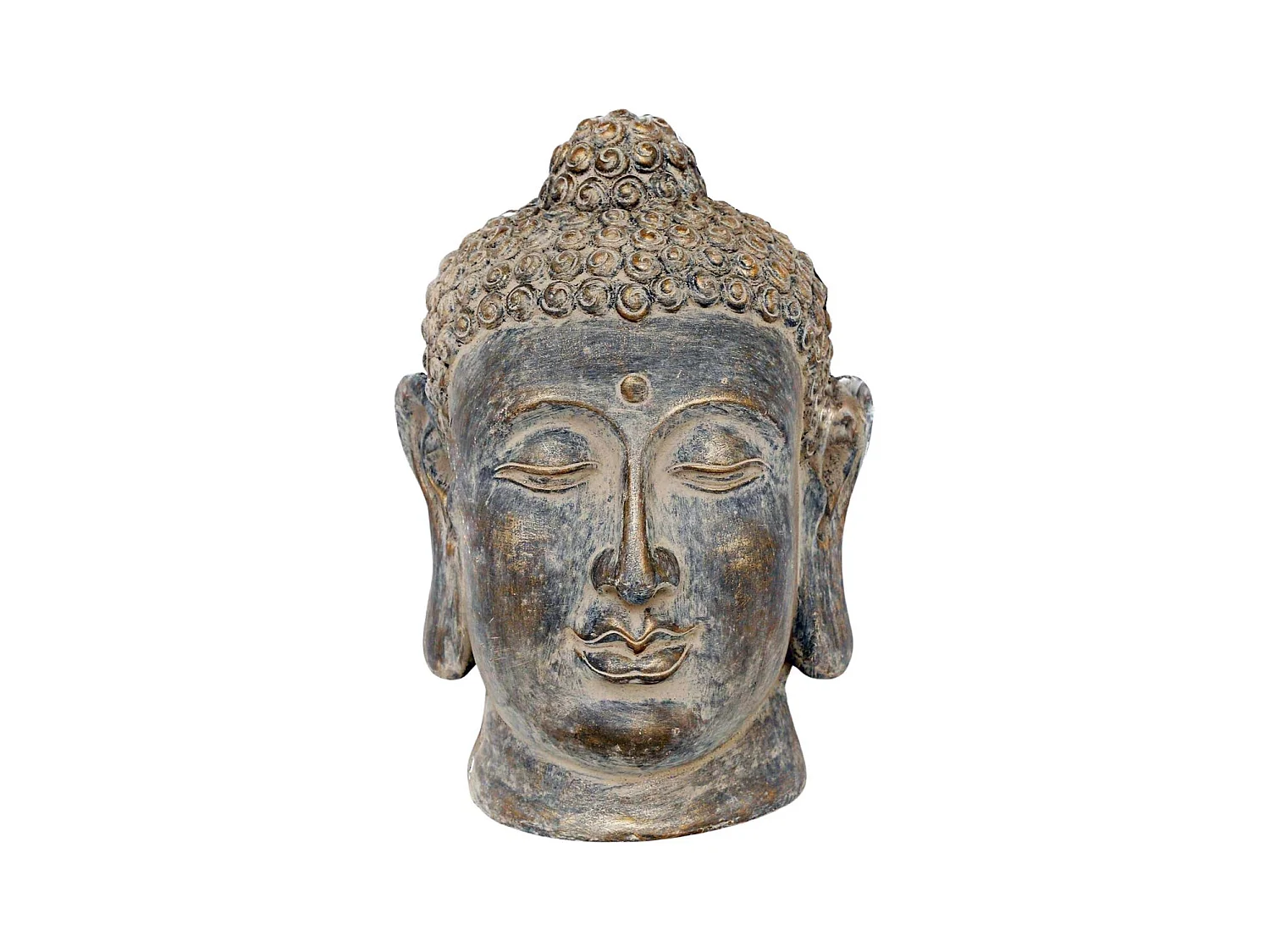 Statue pour jardin Tête de Bouddha 48 cm