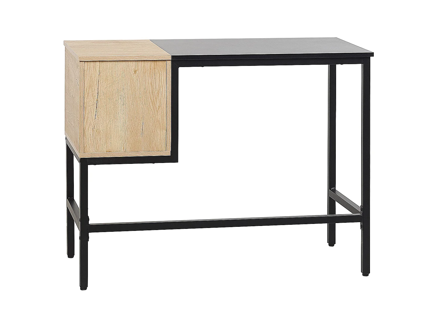 Table de bureau HARPER Noir 100 cm 48 cm avec rangement