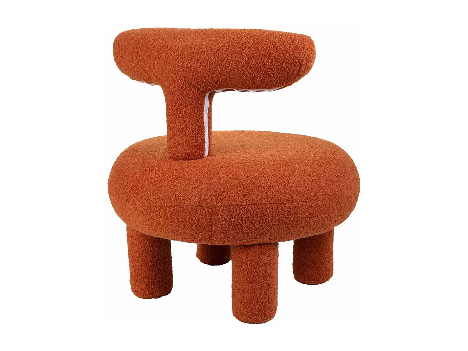 Fauteuil tapissé 71x71x72h cm