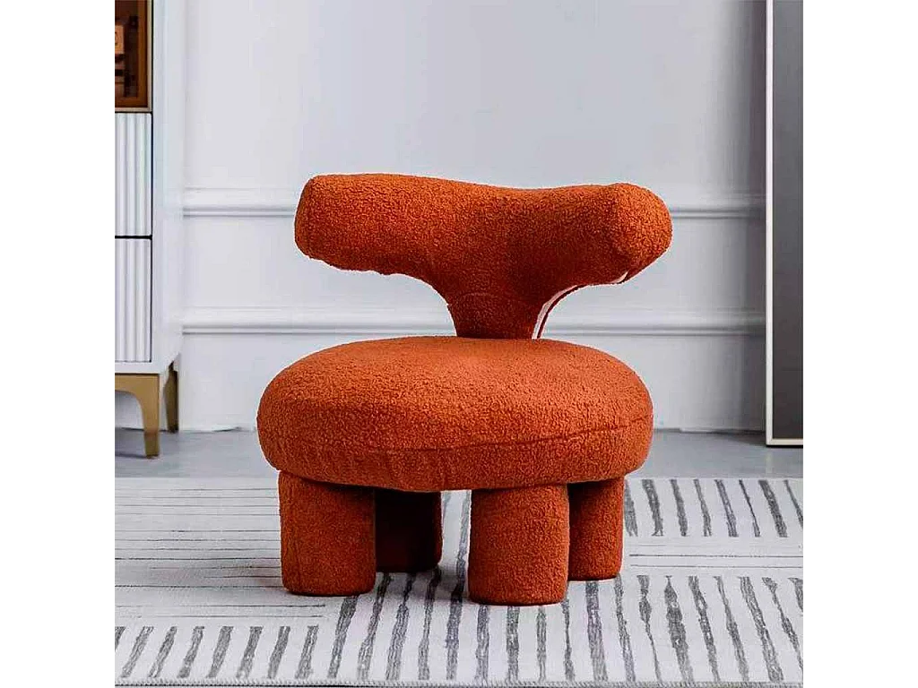 Fauteuil tapissé 71x71x72h cm
