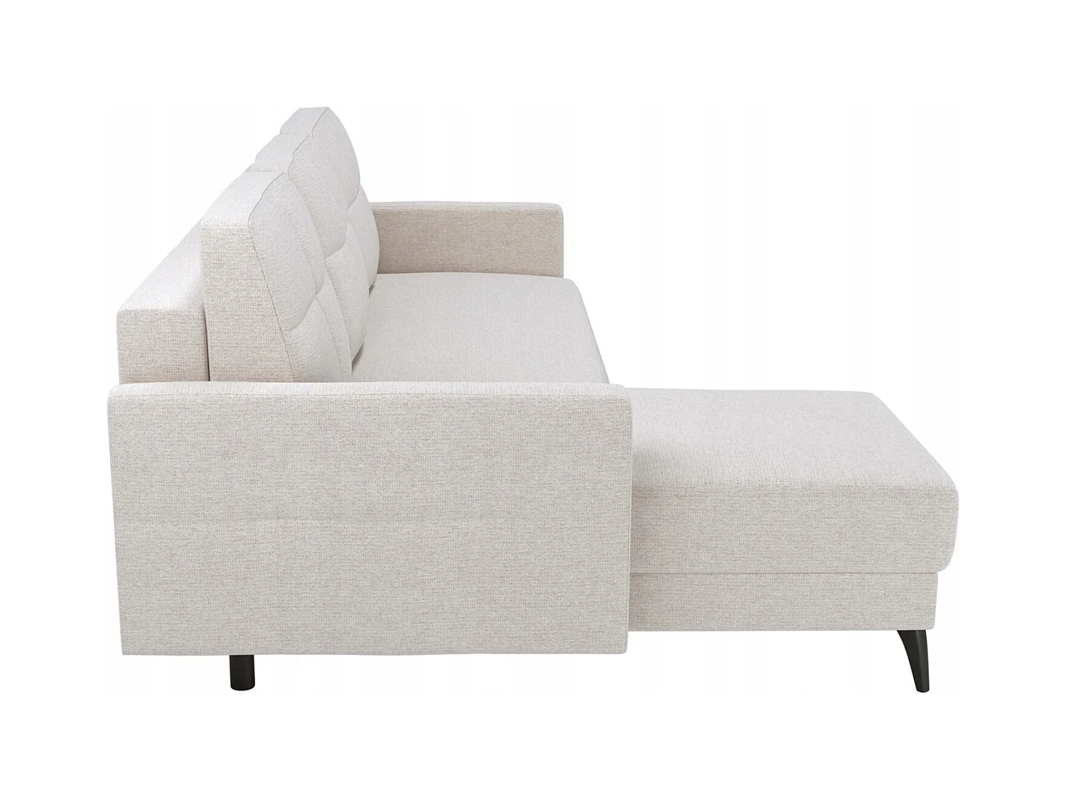 Canapé d'angle Convertible universel COPEROT Beige 218x130x43 cm