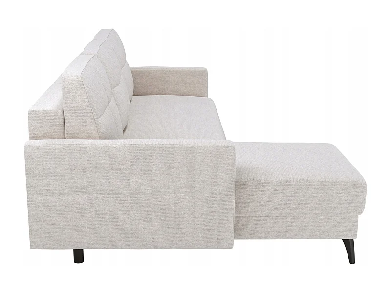 Canapé d'angle Convertible universel COPEROT Beige 218x130x43 cm