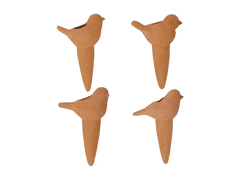 Arroseur à planter en terre cuite Oiseau Lot de 4