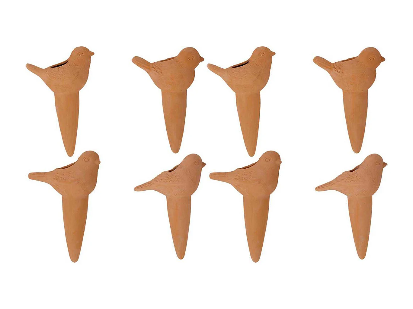 Arroseur à planter en terre cuite Oiseau Lot de 8