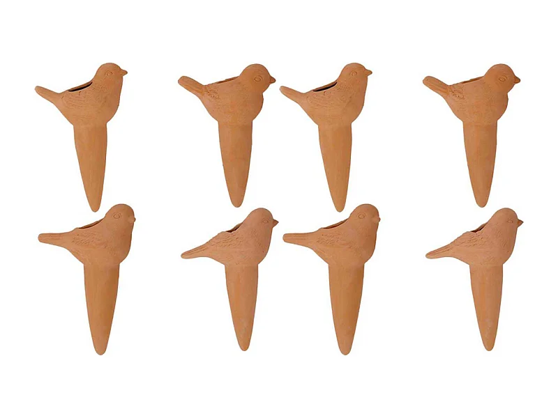 Arroseur à planter en terre cuite Oiseau Lot de 8