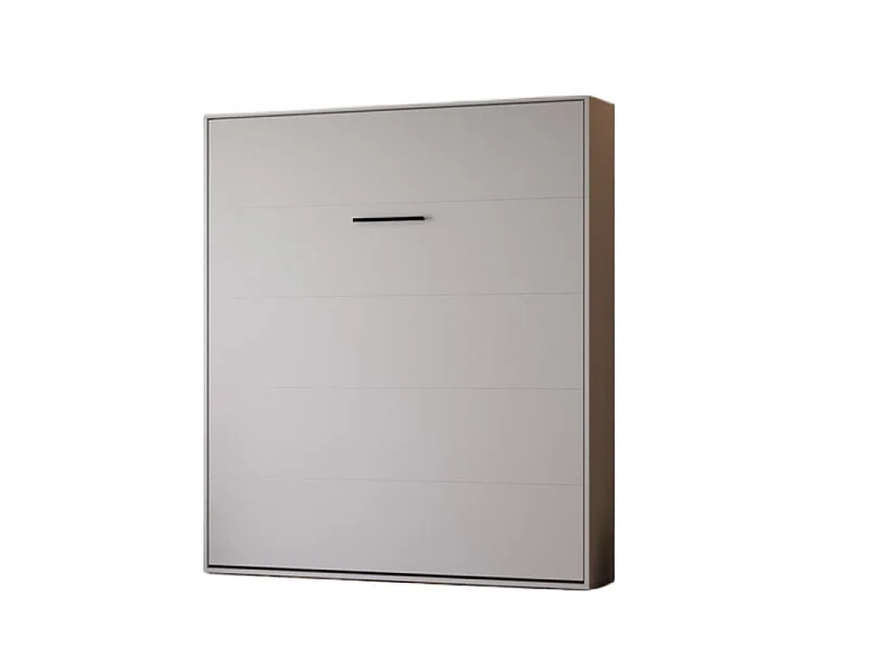 Lit escamotable 160x200cm Vertikal M1 Lit Mural Gris perle