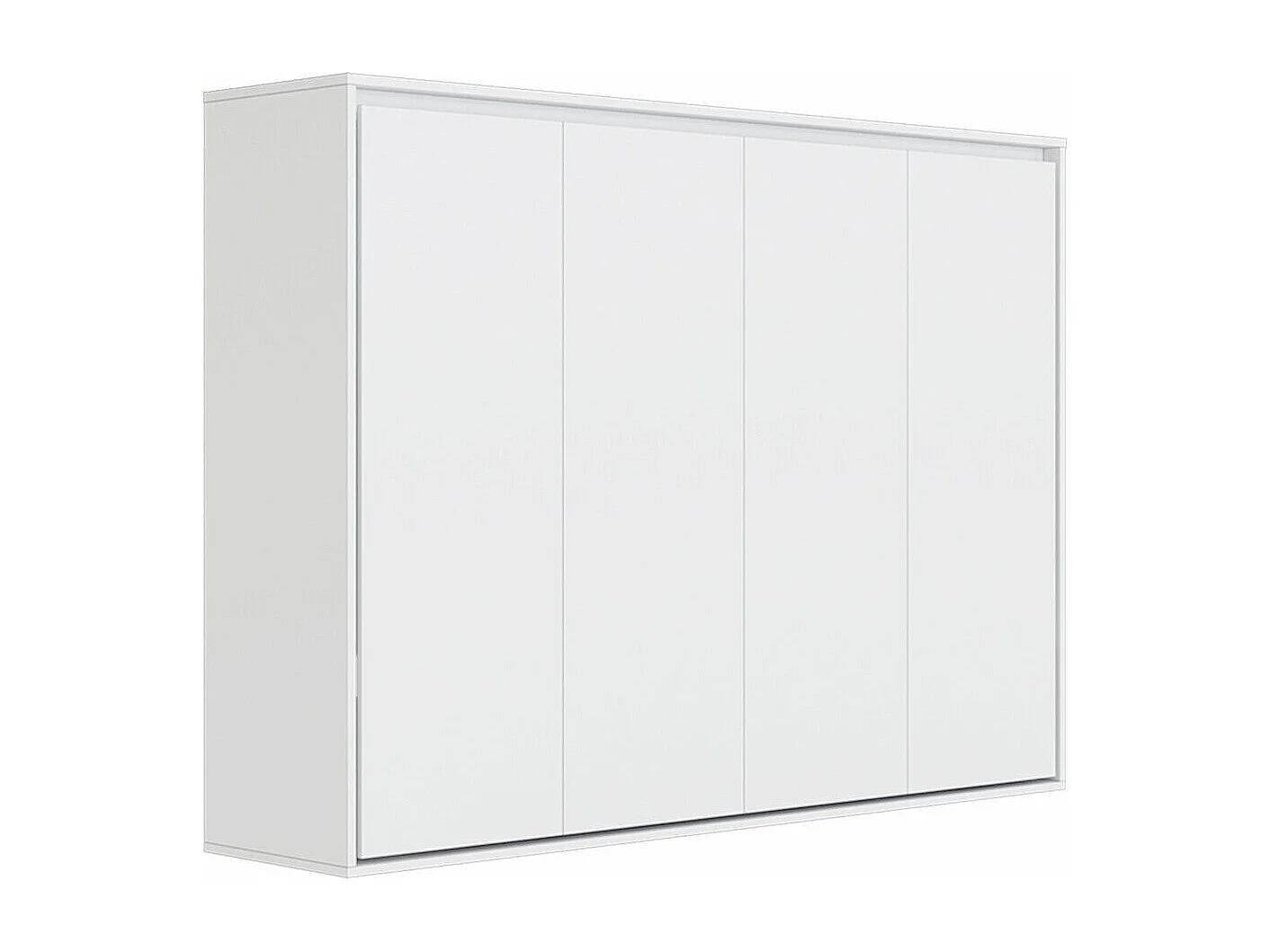 Lit escamotable 160x200cm Horizontal M2 Lit Mural Blanc