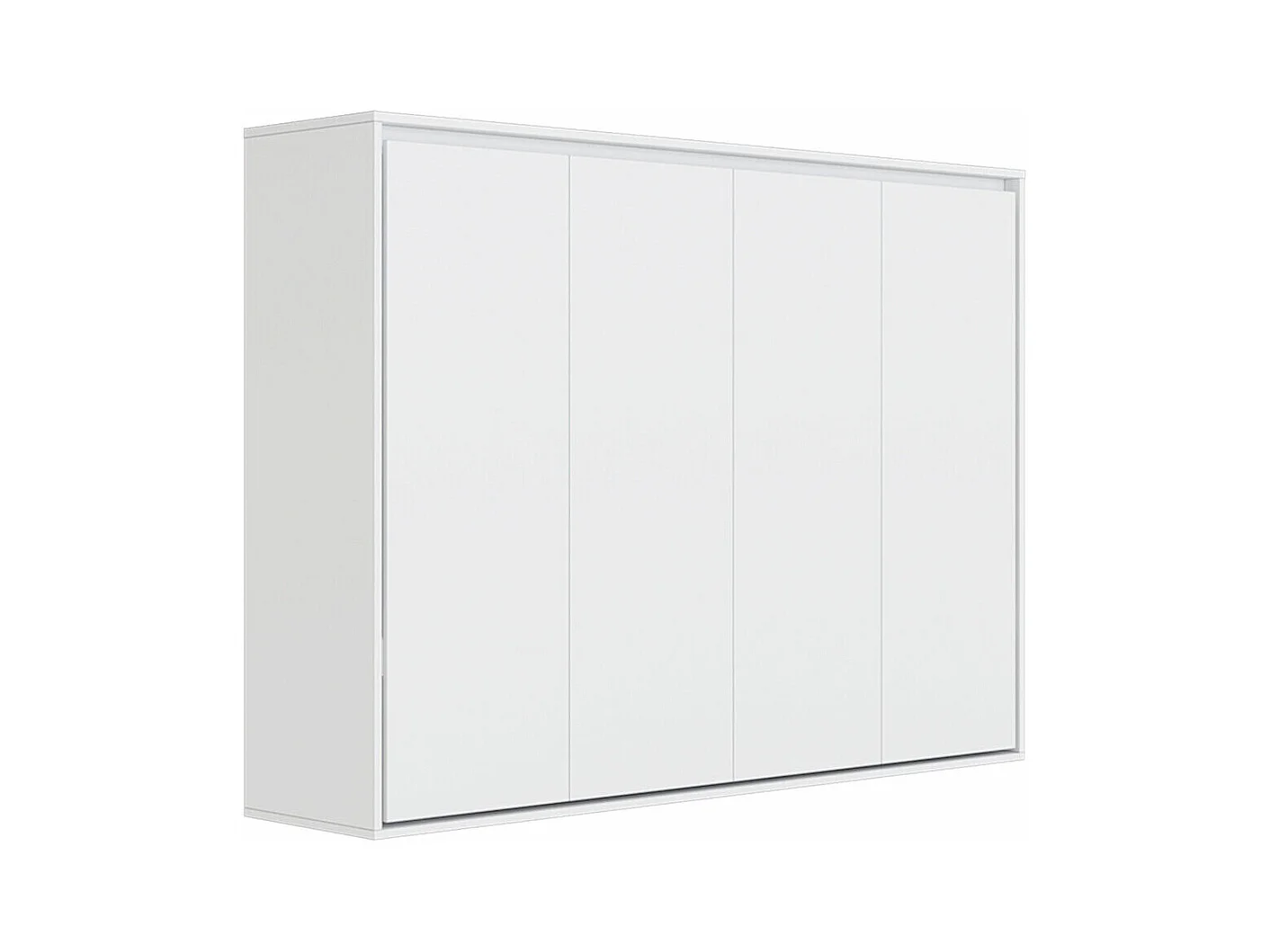 Lit escamotable 160x200cm Horizontal M2 Lit Mural Blanc