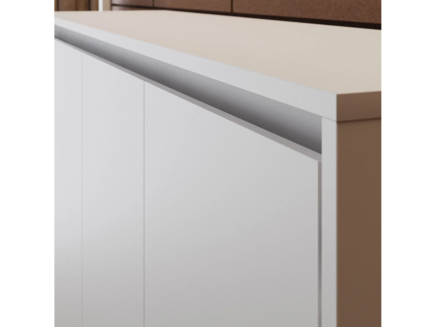 Lit escamotable 160x200cm Horizontal M2 Lit Mural Blanc