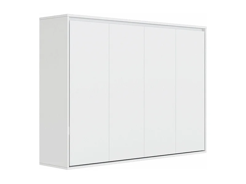 Lit escamotable 160x200cm Horizontal M2 Lit Mural Blanc