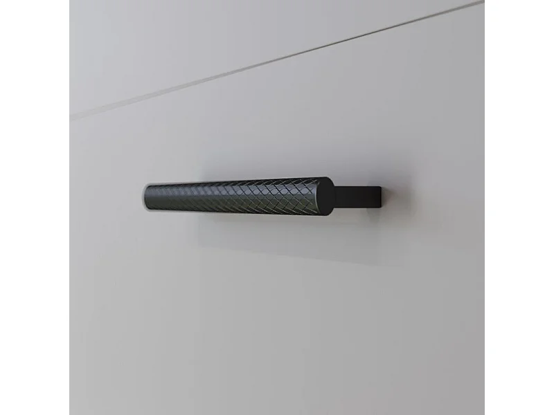 Lit escamotable 140x200cm Vertikal M1 Lit Mural Chene Kaiserberg-Gris perle