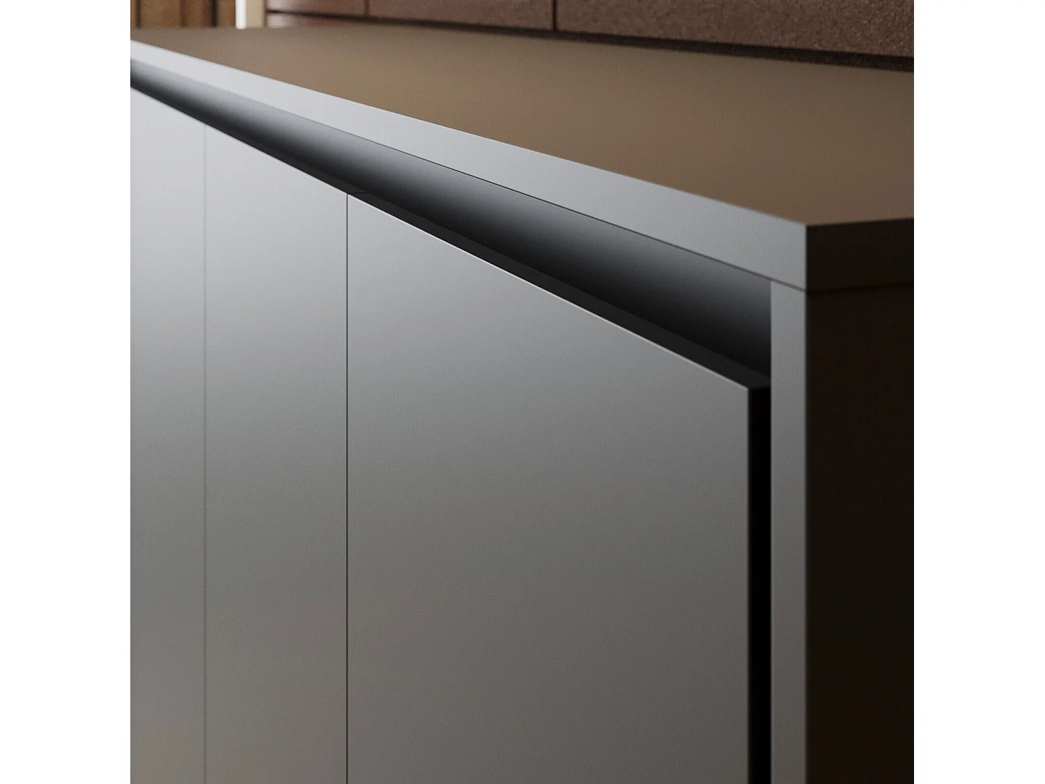 Lit escamotable 160x200cm Horizontal M2 Lit Mural Anthracite