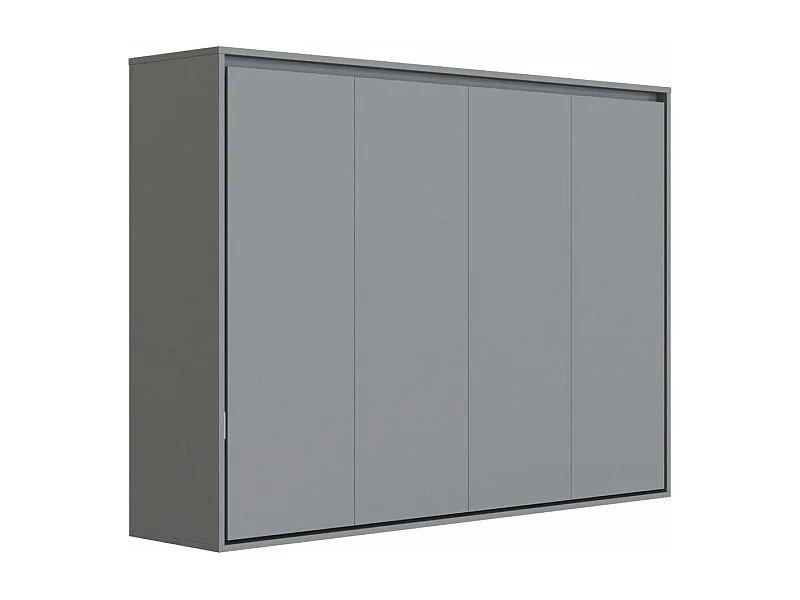 Lit escamotable 160x200cm Horizontal M2 Lit Mural Anthracite