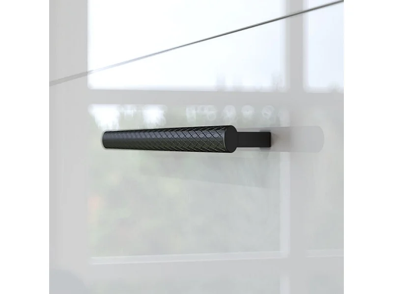 Lit escamotable 140x200cm Vertikal M1 Lit Mural Blanc-Blanc brillant