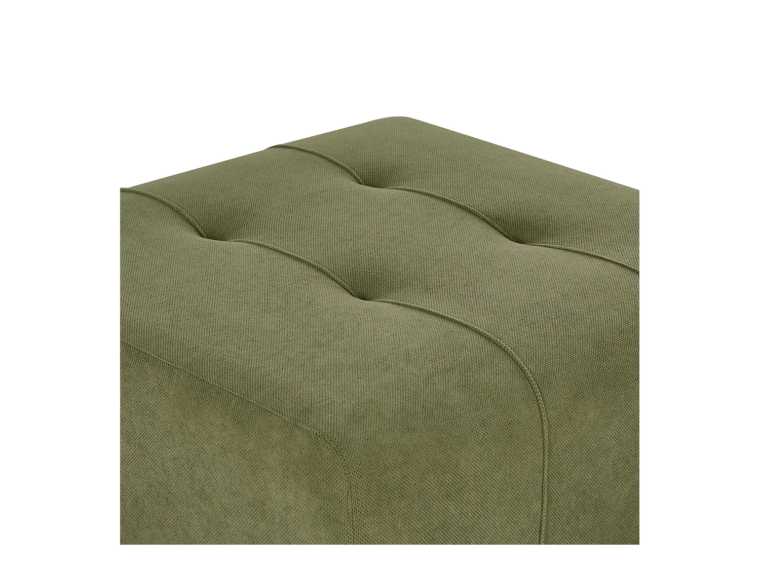 Ottomaan INNVIK Stof Groen