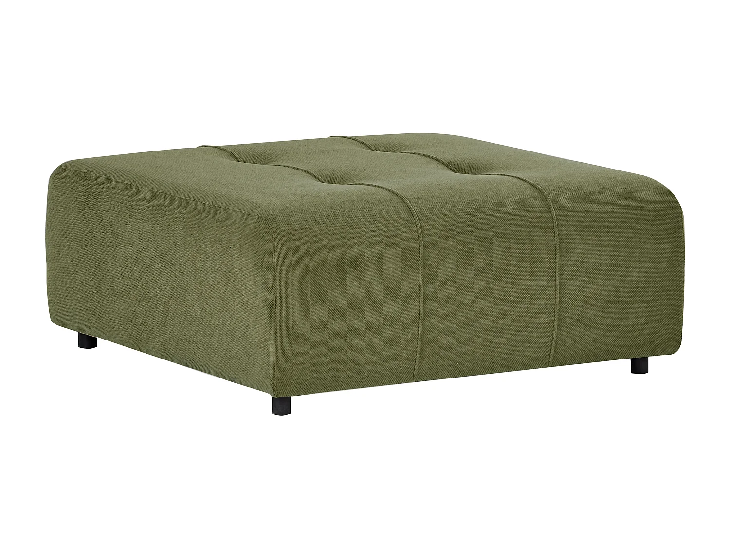 Ottoman INNVIK Tissu Vert