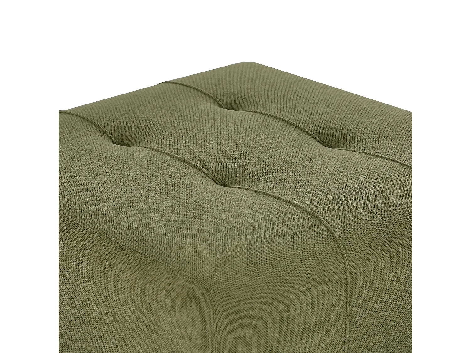 Ottoman INNVIK Tissu Vert