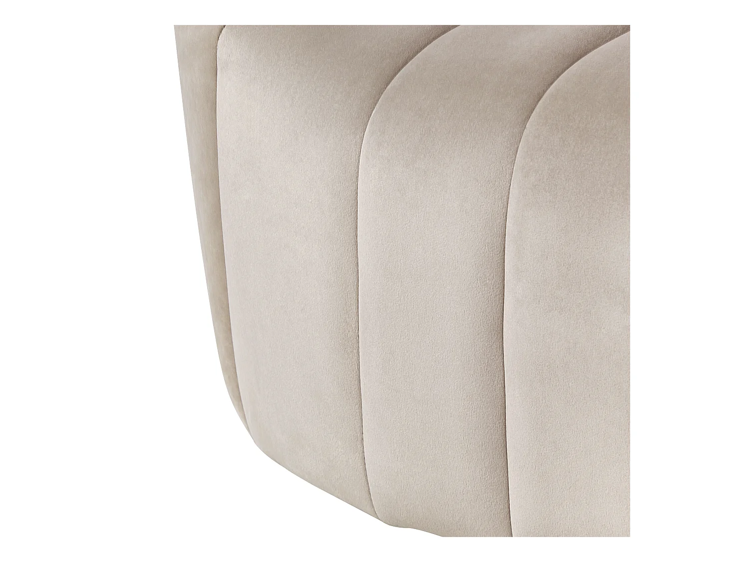 Fauteuil MALUNG Velours Beige