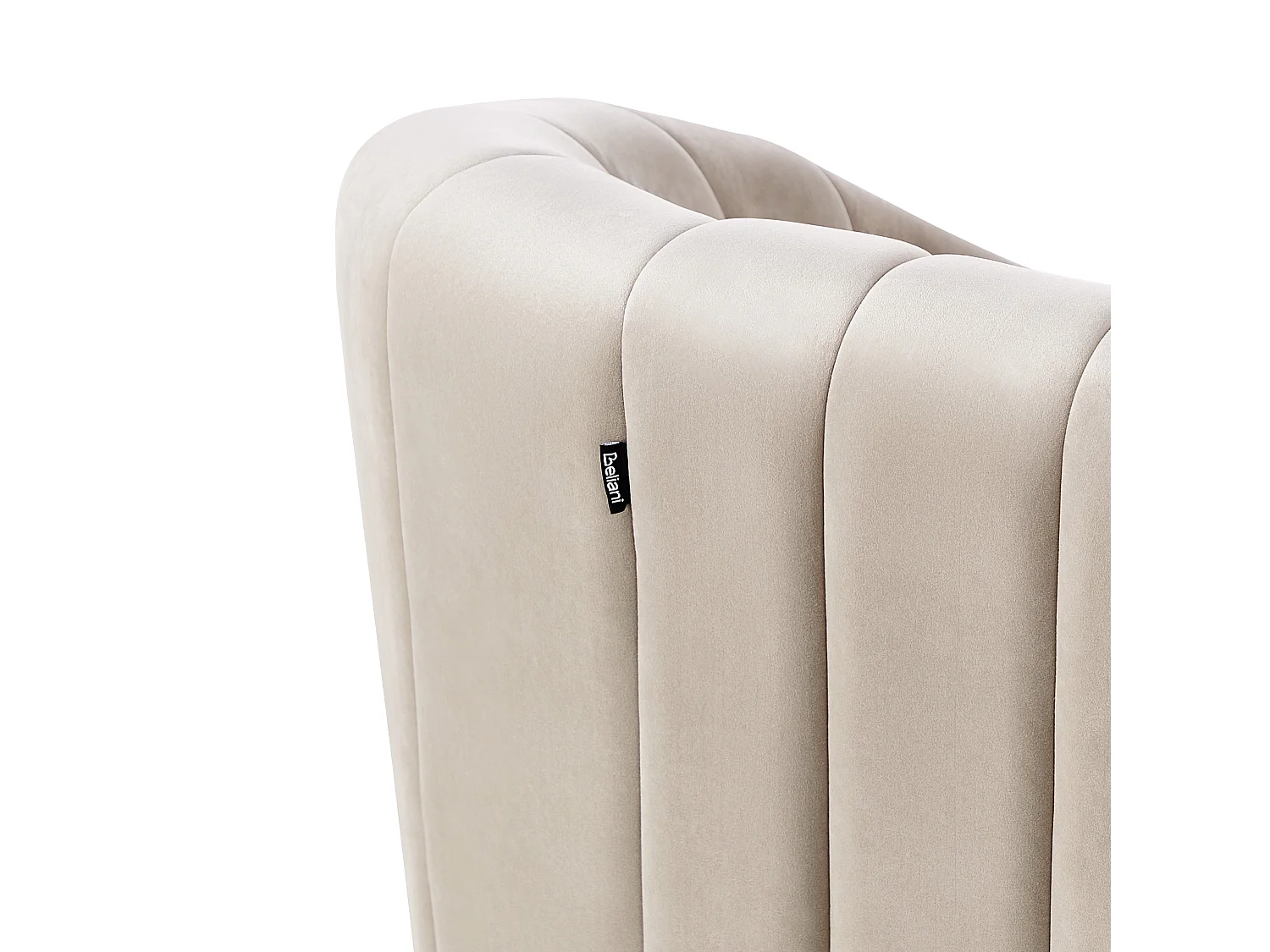 Fauteuil MALUNG Velours Beige