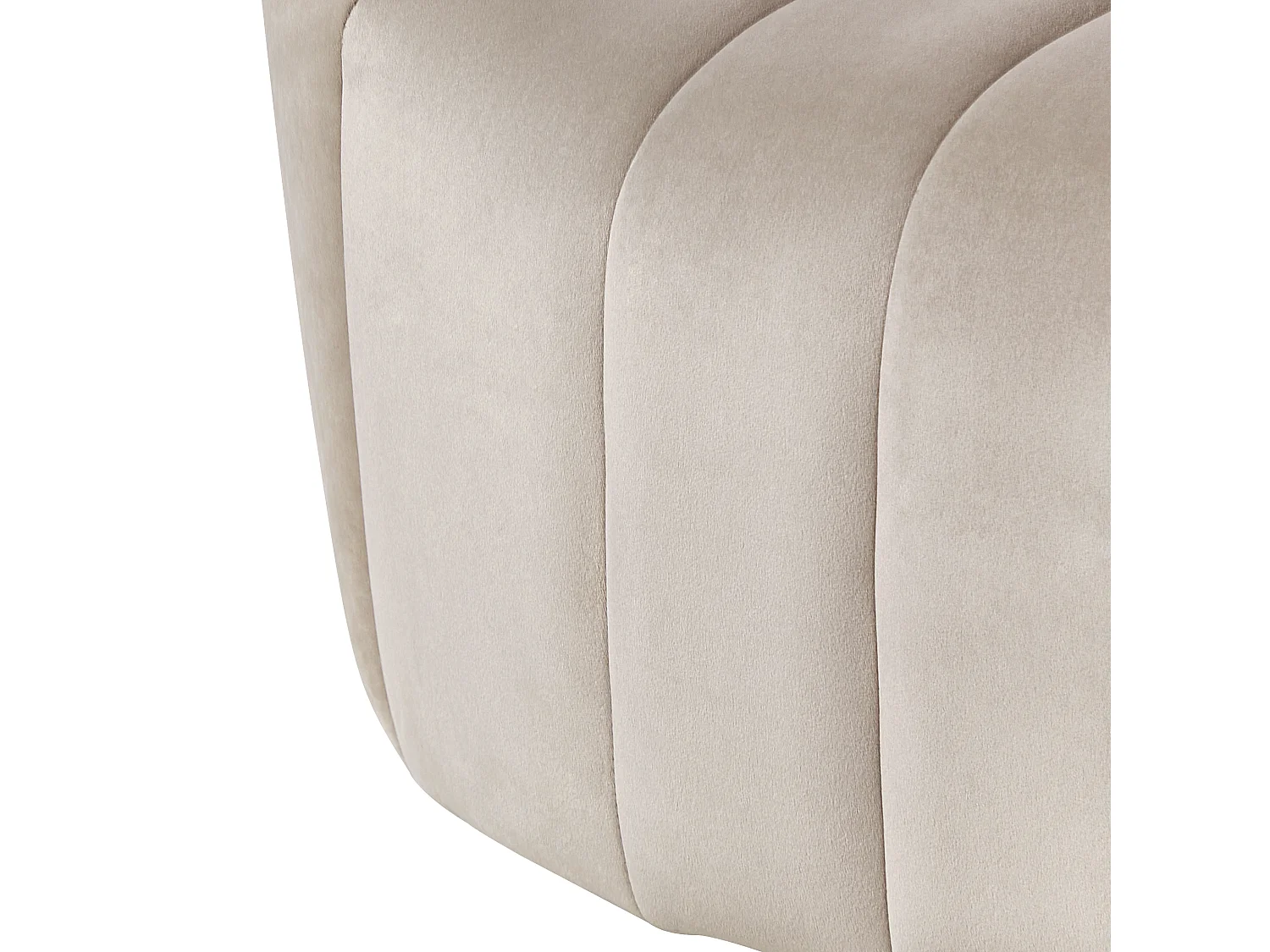 Fauteuil MALUNG Velours Beige
