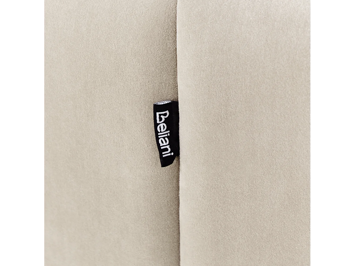 Fotel MALUNG Welur Beżowy