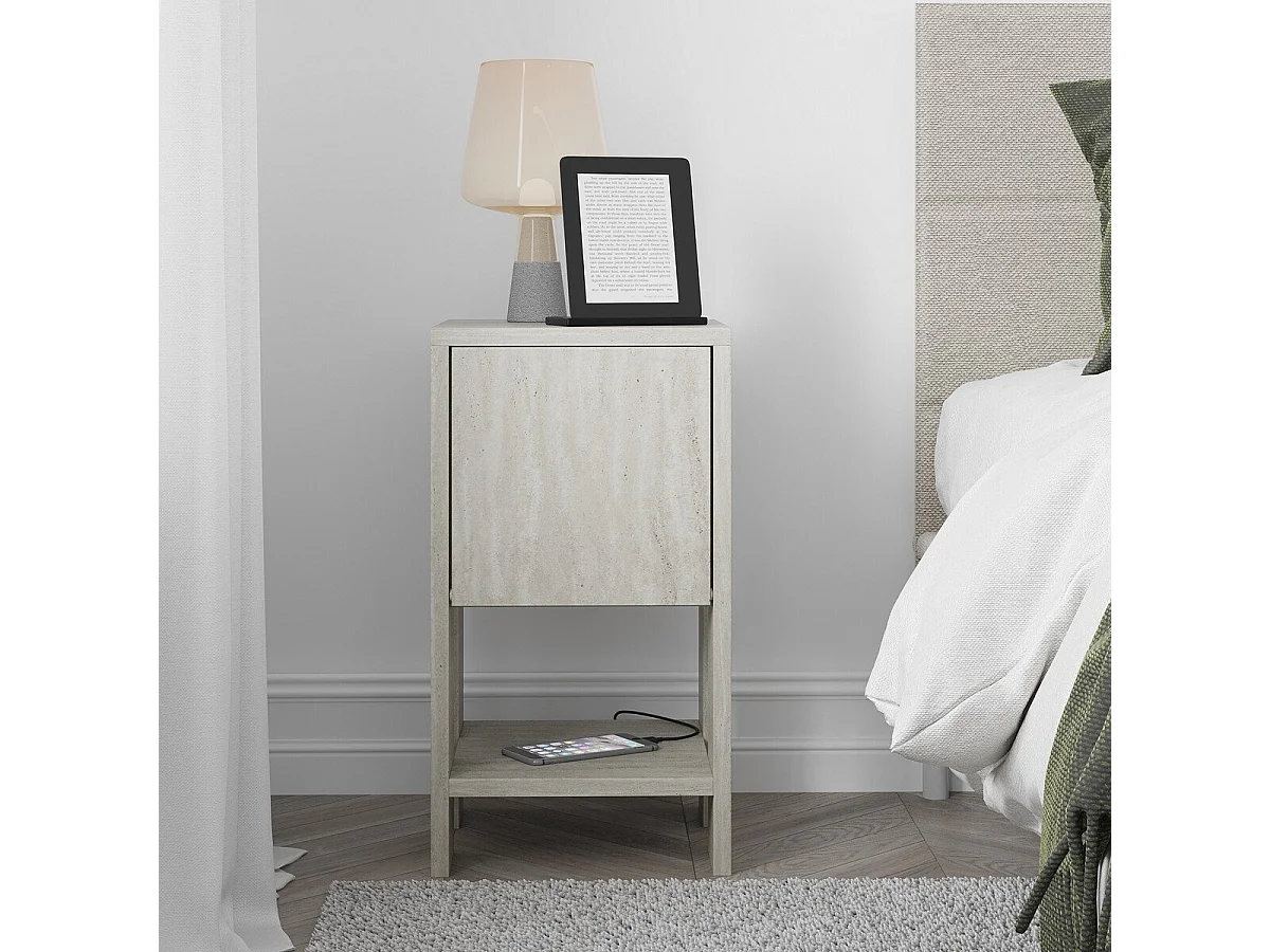 Nachttisch 1 Klapptür H55 cm - EMA