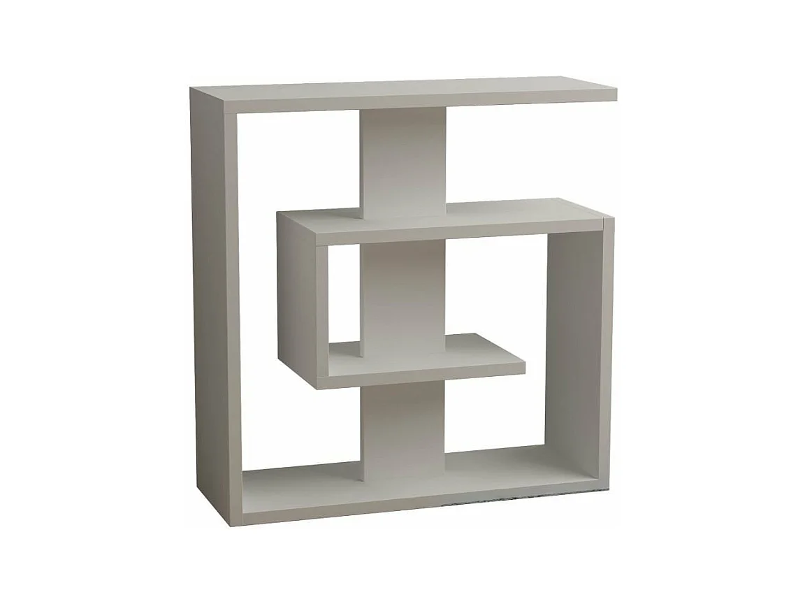 Mesa auxiliar de 4 estantes blancas H57 cm - Saly