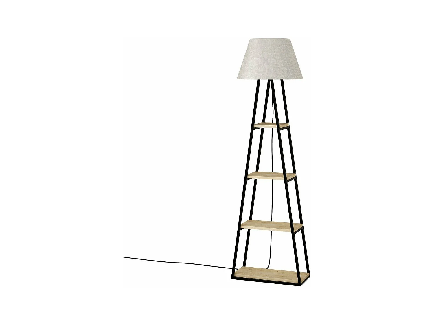 Lampe avec 4 étagères H165 cm - PAL