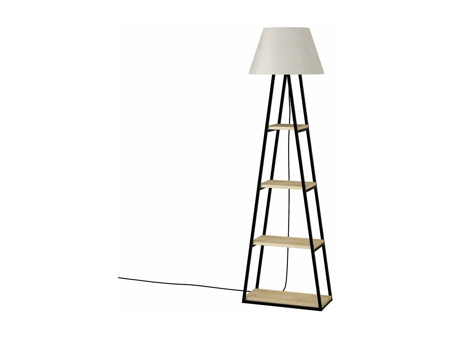 Lampe avec 4 étagères H165 cm - PAL