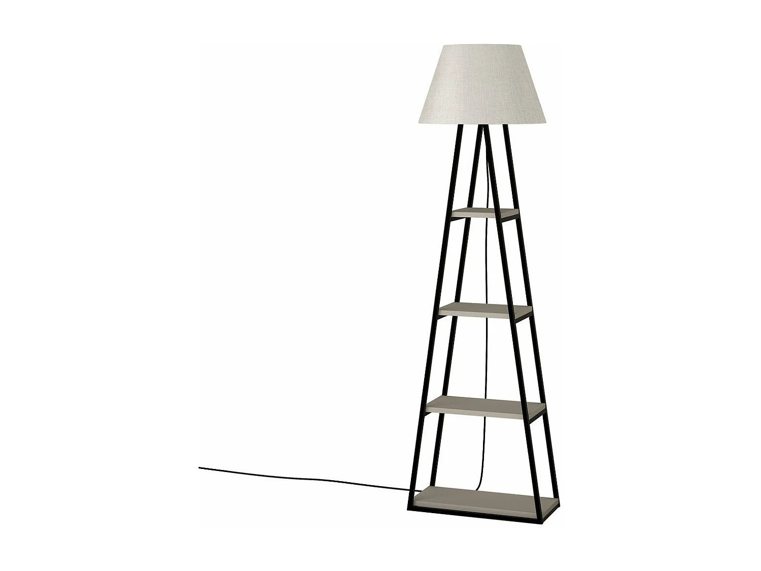 Lampe avec 4 étagères H165 cm - PAL