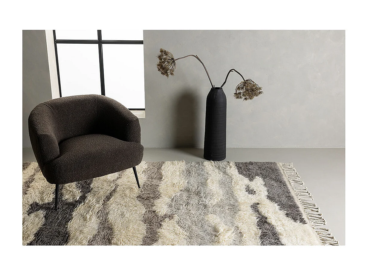 Tapis Déco en Laine "David" 302x400cm Multicolore