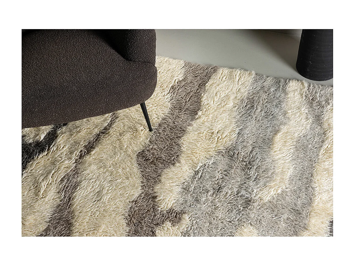 Tapis Déco en Laine "David" 302x400cm Multicolore