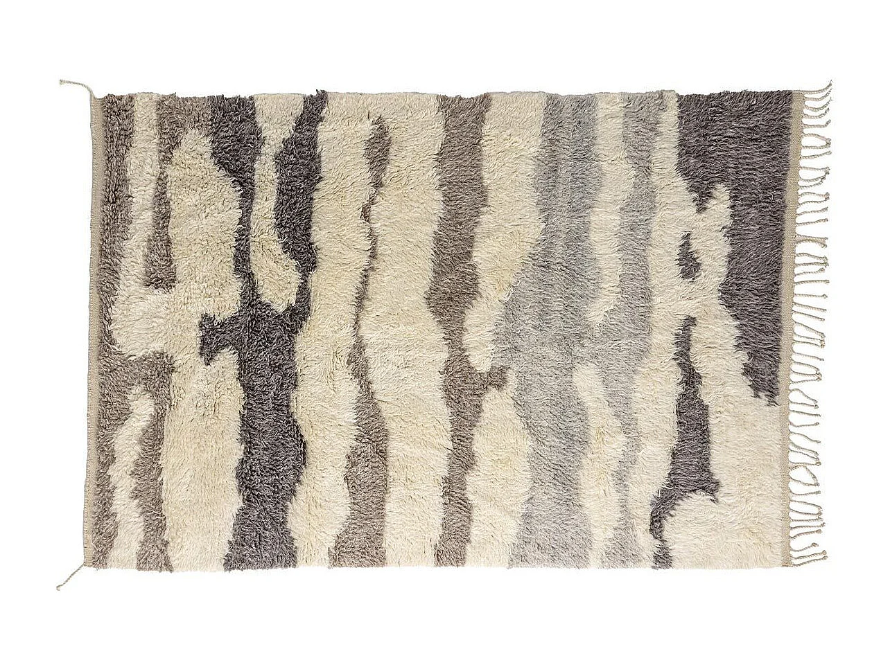 Tapis Déco en Laine "David" 302x400cm Multicolore