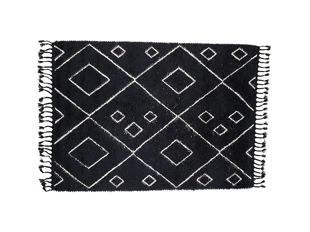 Tapis Déco en Laine "David" 252x350cm Noir