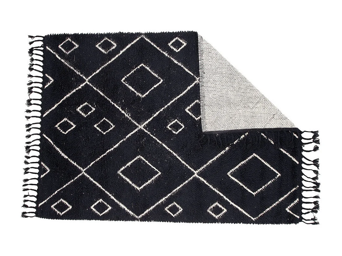 David Teppich 350x252cm schwarz.