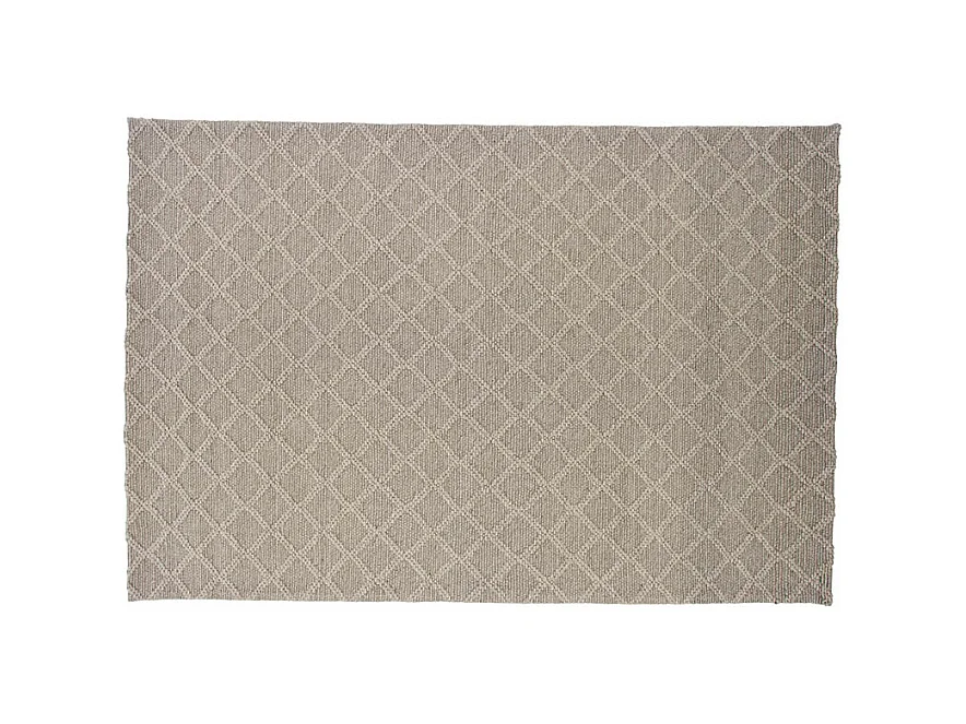 Tapis Déco en Laine "Cloudy" 160x230cm Beige