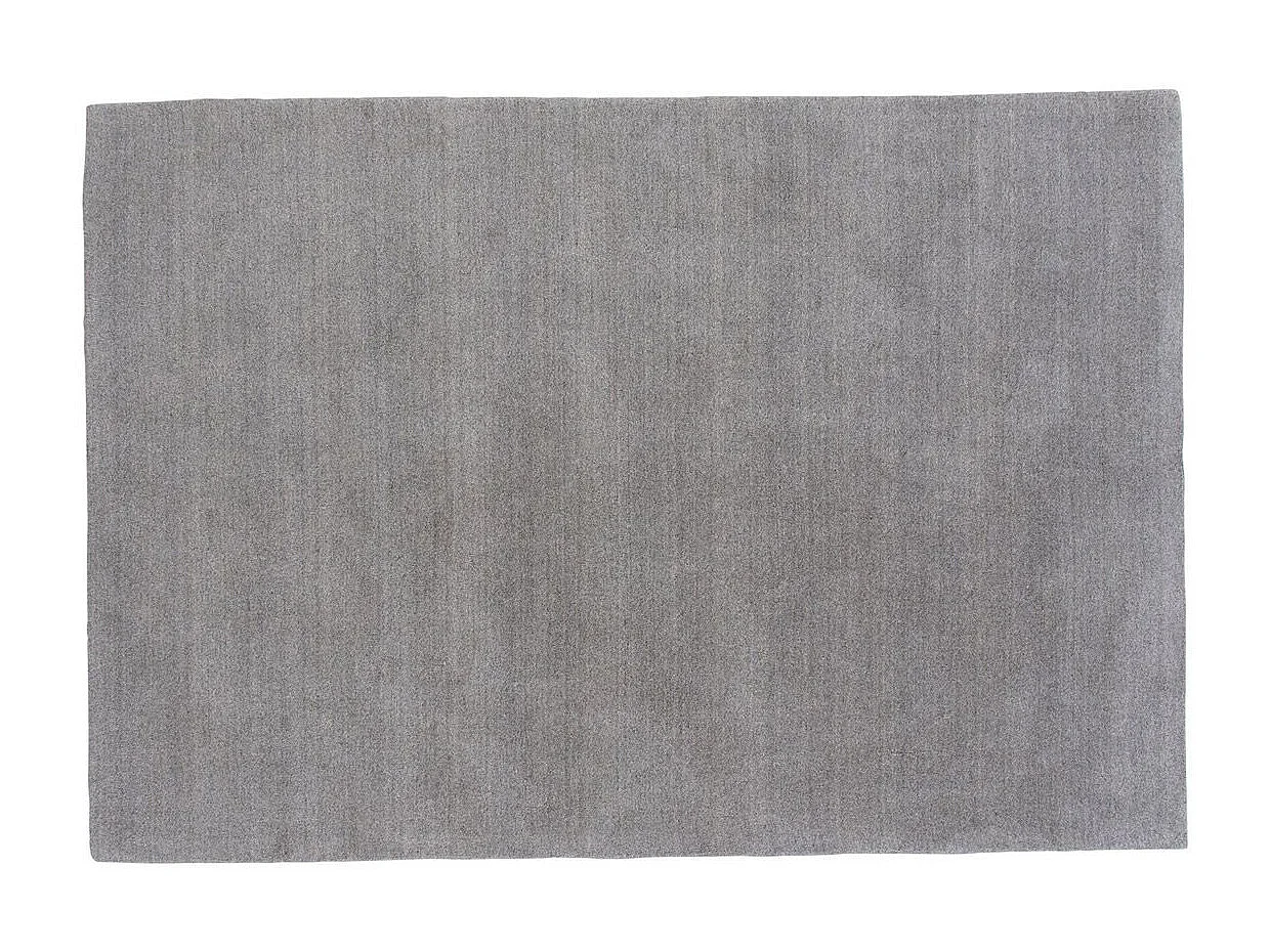 Tapis Déco en Laine "Ulla" 202x300cm Gris Clair