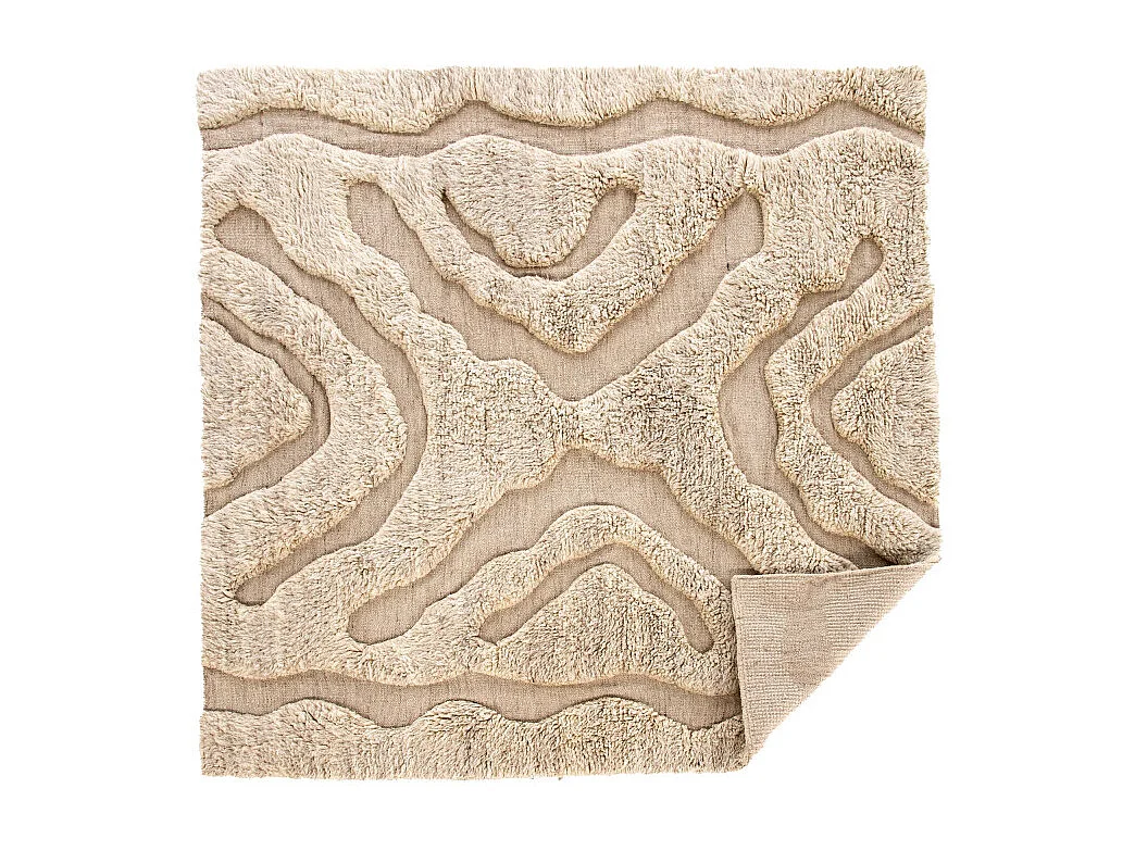 Tapis Déco en Laine "Trondheim x Josefin" 400x402cm Beige