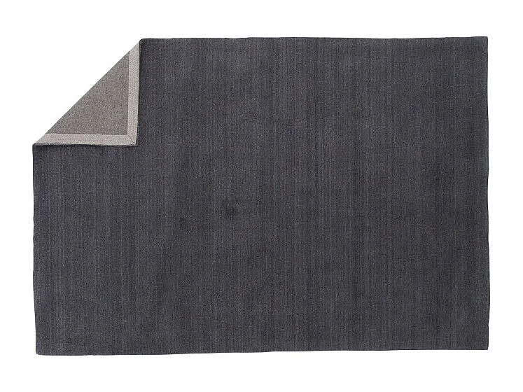 Tapis Déco en Laine "Ulla" 252x350cm Gris Foncé