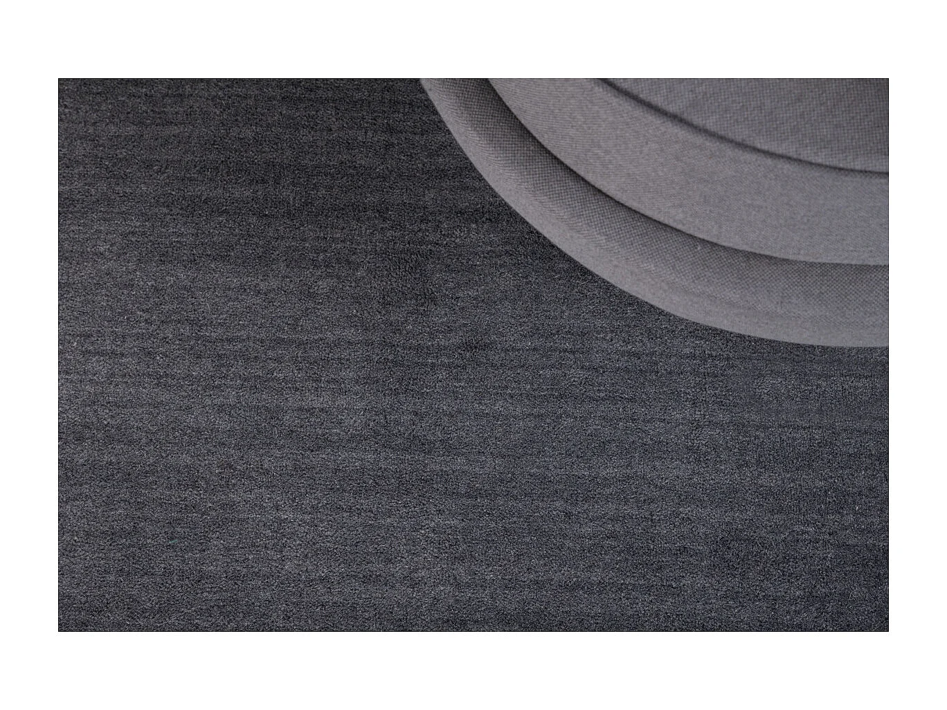 Tapis Déco en Laine "Ulla" 252x350cm Gris Foncé