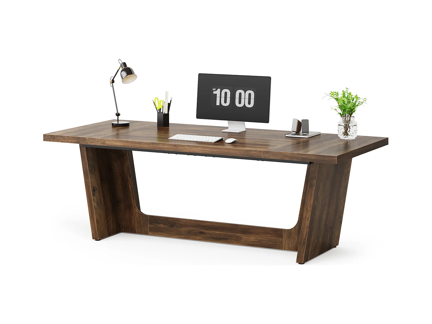Computerarbeitsplatz, 180 x 79 x 75 cm Laptop-Arbeitsplatz, Schreibtisch, Laptop-Arbeittisch