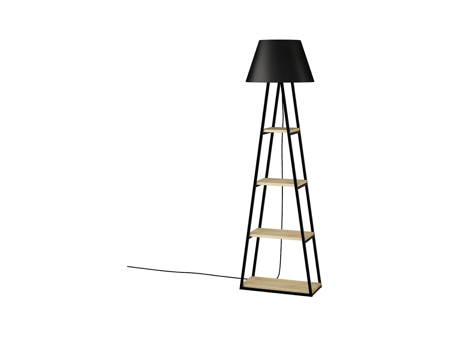 Lampe avec 4 étagères H165 cm - PAL