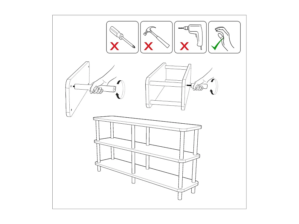 Estantería Kailua 1294, Abierta sin pared trasera, Madera, 75x180x35cm, Pino