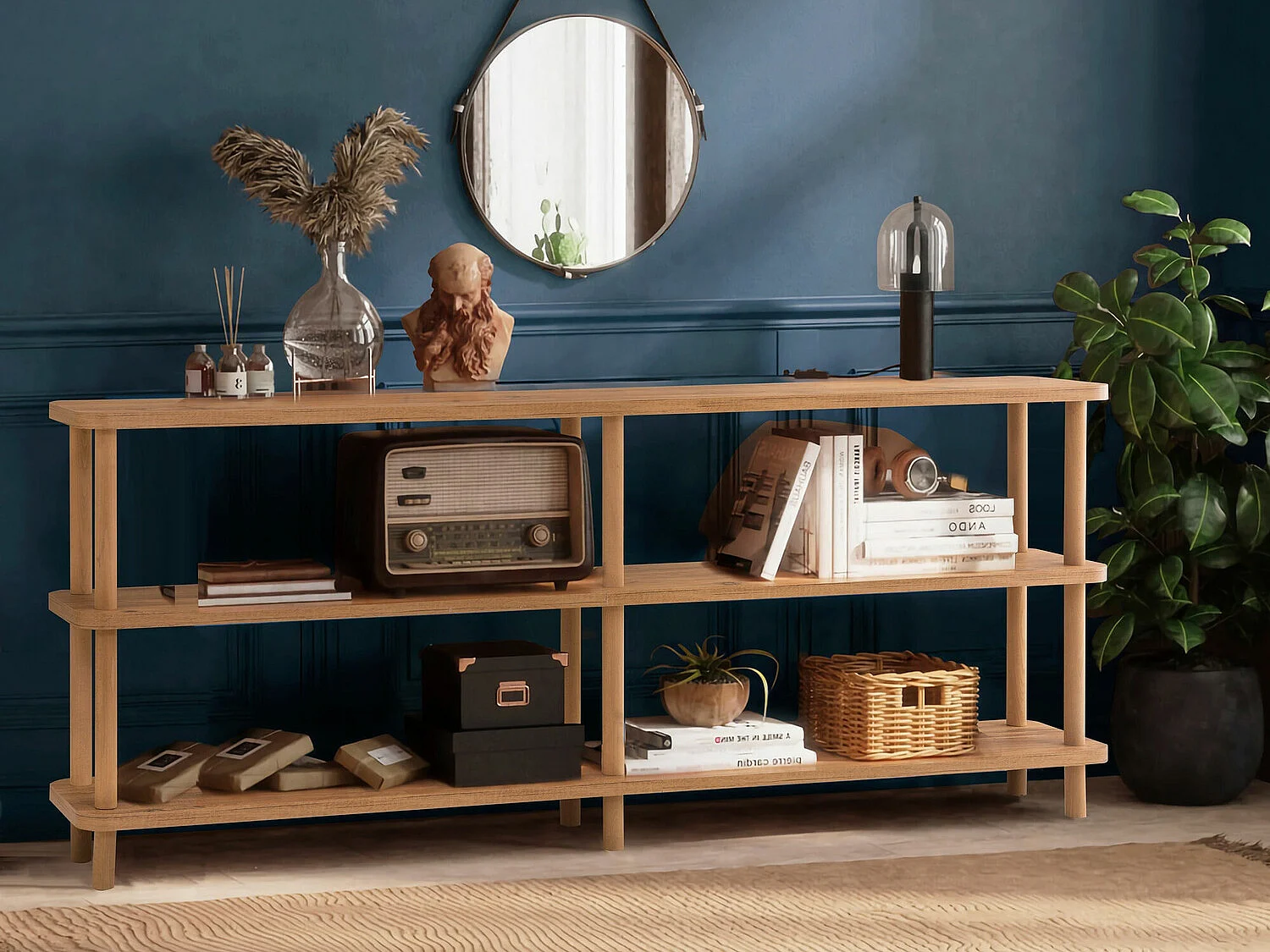 Rustieke plank – 180 cm – Atlantische den – MDF gecoat in melamine