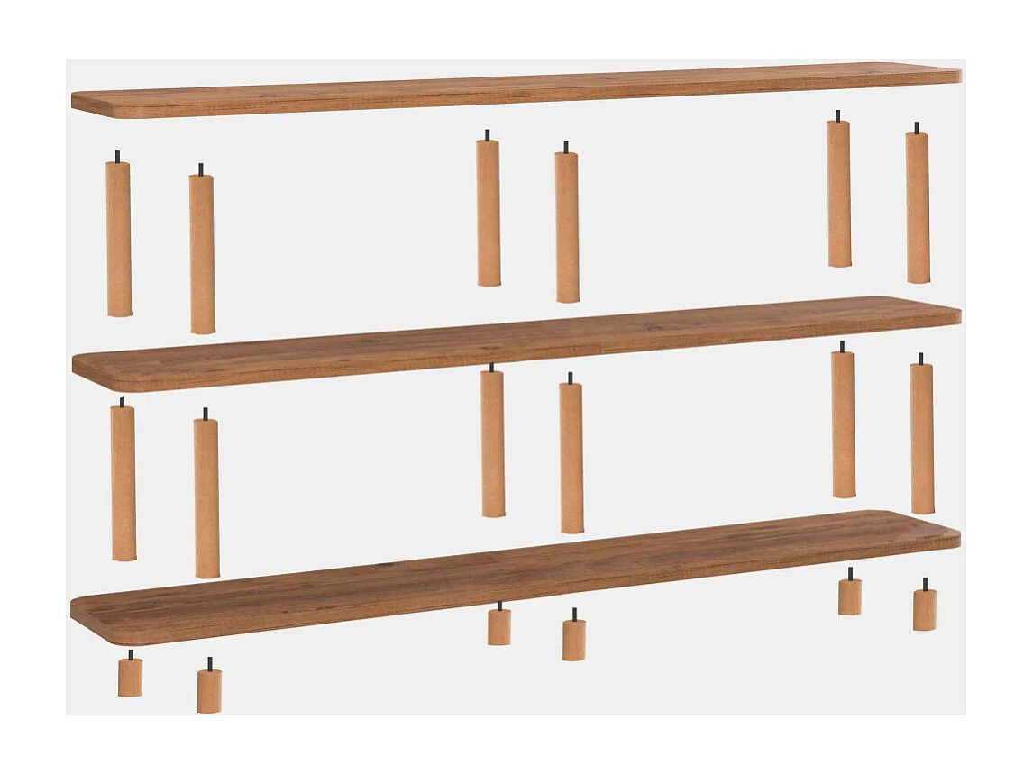 Rustieke plank – 180 cm – Atlantische den – MDF gecoat in melamine