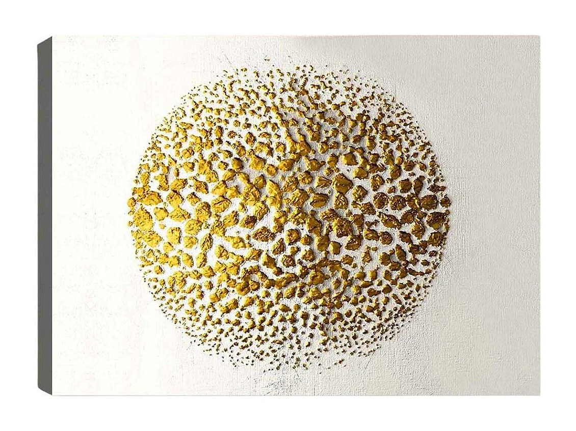 Toile décorative Golden stone 70 x 100 cm