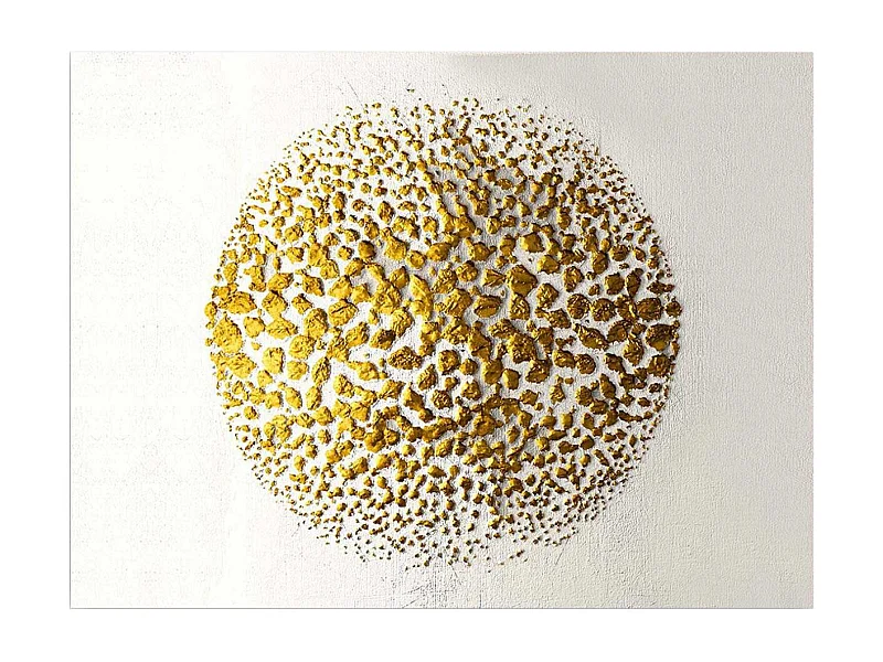 Toile décorative Golden stone 70 x 100 cm