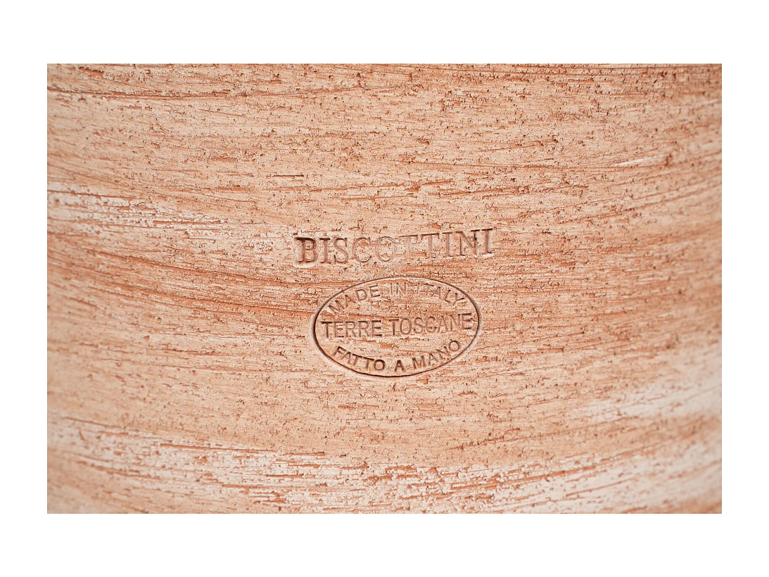 BISCOTTINI Cheminée - Finition en terre cuite antique - Décorative - À exposer - Design - Foyer - Mobilier - Salon - Salle à manger - 29x29x72 cm