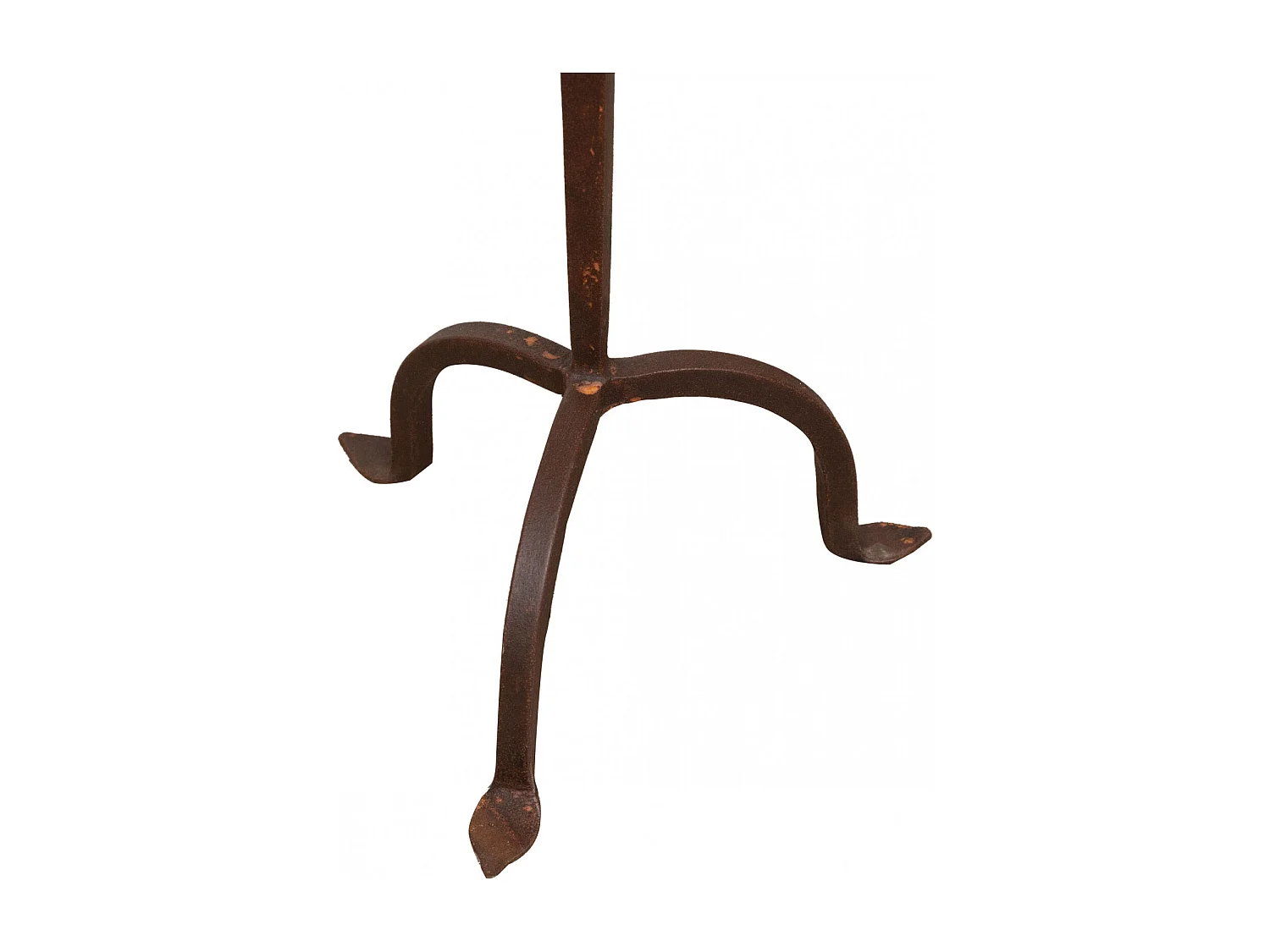 BISCOTTINI - Lutrin en fer - Finition fer antique - Parfait comme support - Porte-livre vintage - Support sur pied - Structure en métal - Mobilier - 48x28x152 cm