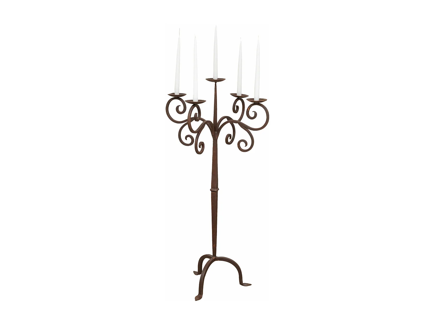 BISCOTTINI - Lutrin en fer - Finition fer antique - Parfait comme support - Porte-livre vintage - Support sur pied - Structure en métal - Mobilier - 48x28x152 cm